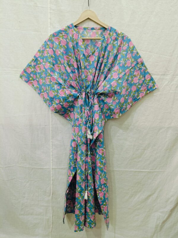 Block Print Long Kaftan