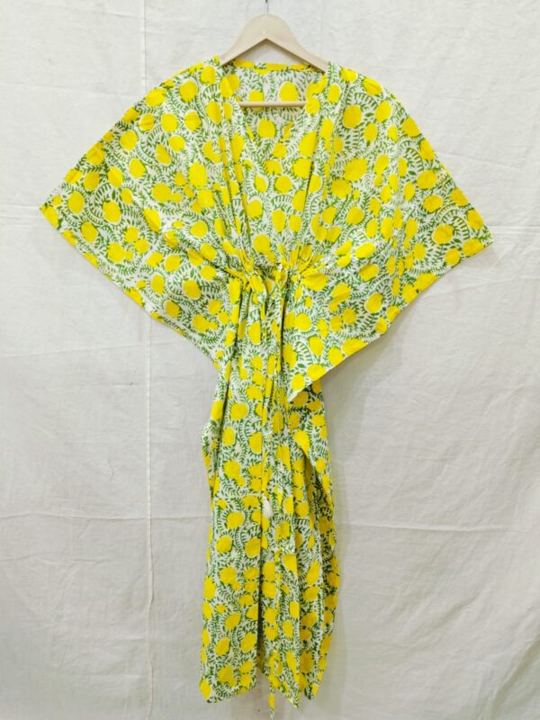 Block Print Long Kaftan