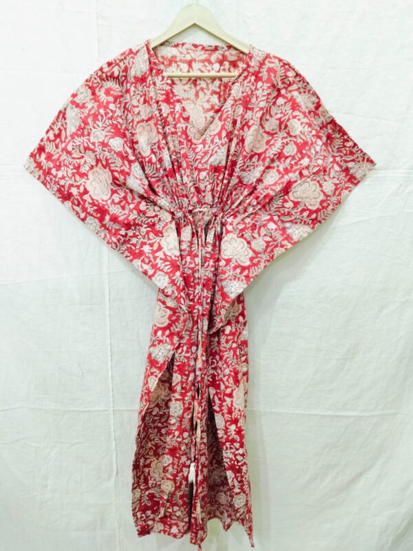 Block Print Long Kaftan