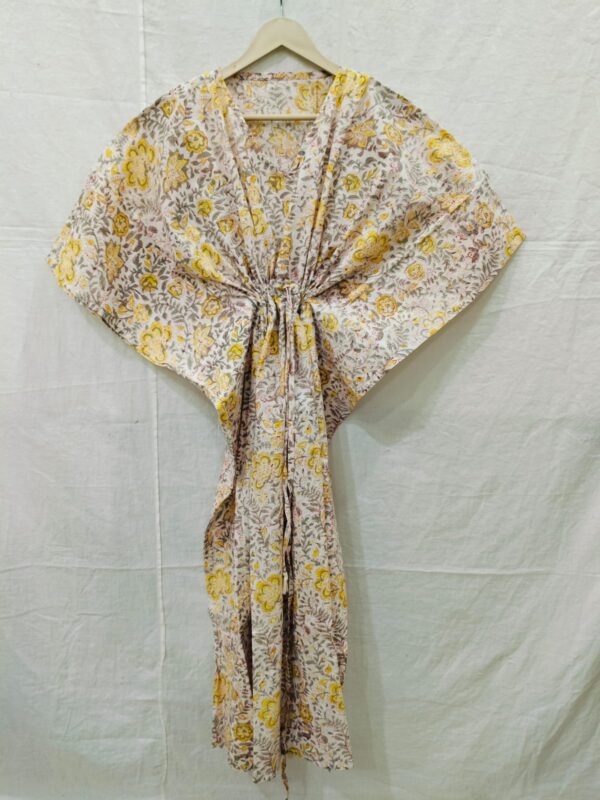Block Print Long Kaftan