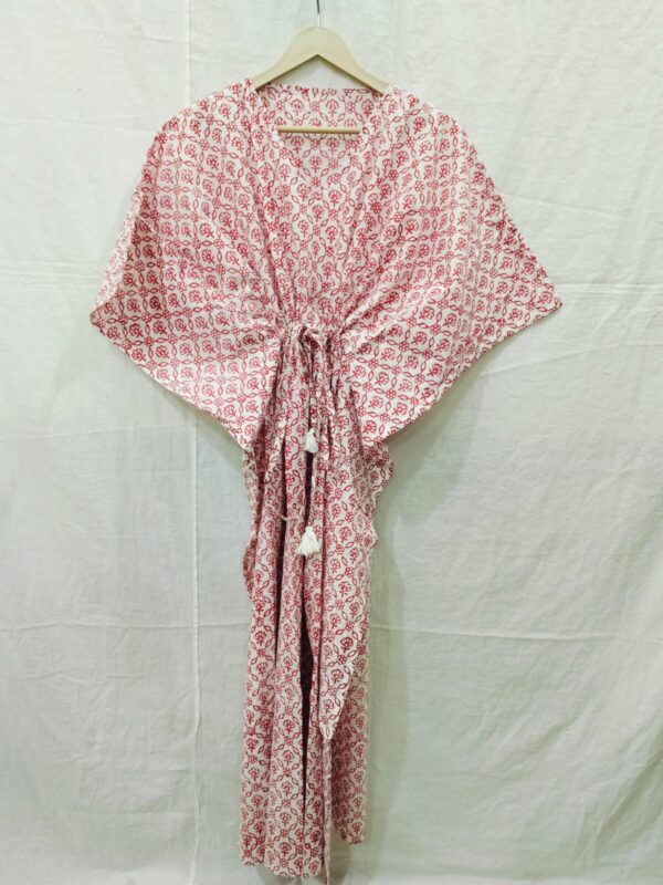 Block Print Long Kaftan