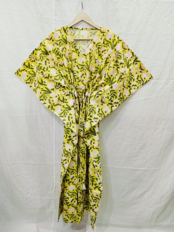 Block Print Long Kaftan
