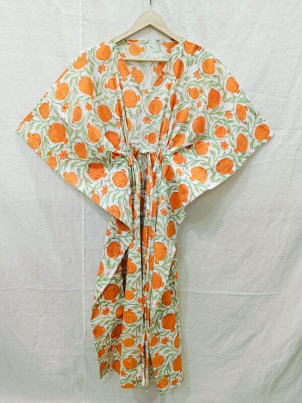 Block Print Long Kaftan