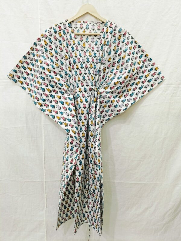 Block Print Long Kaftan