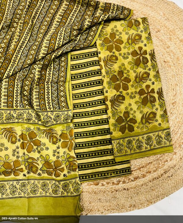 Hand block Vanaspati Print Cotton Suit