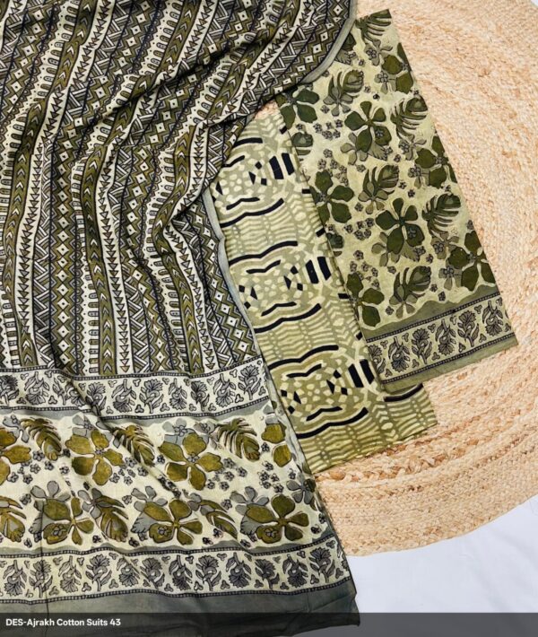 Hand block Vanaspati Print Cotton Suit