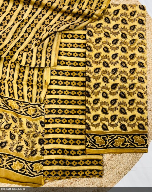 Hand block Vanaspati Print Cotton Suit