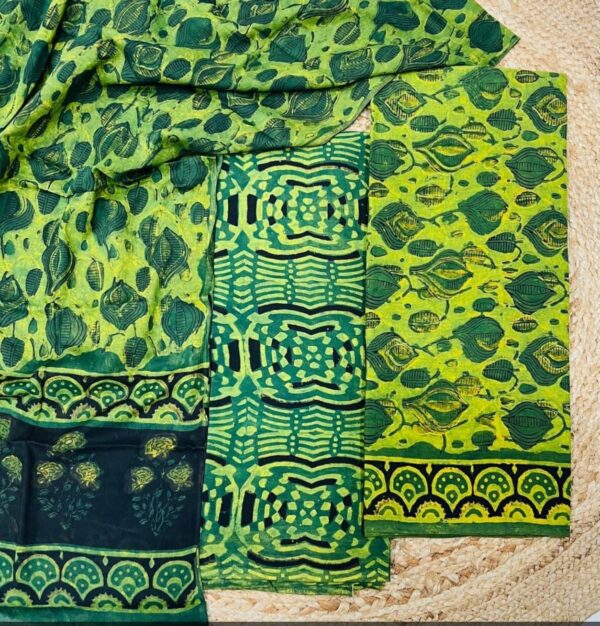 Hand block Vanaspati Print Cotton Suit