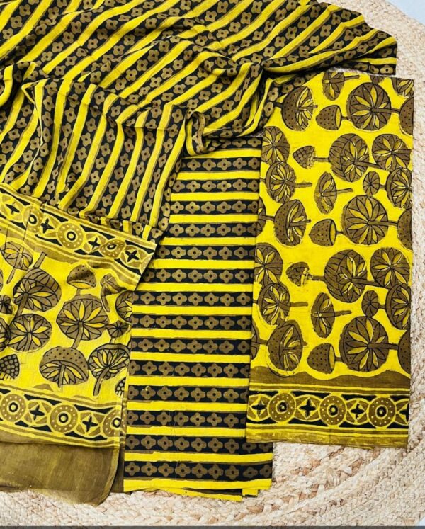 Hand block Vanaspati Print Cotton Suit