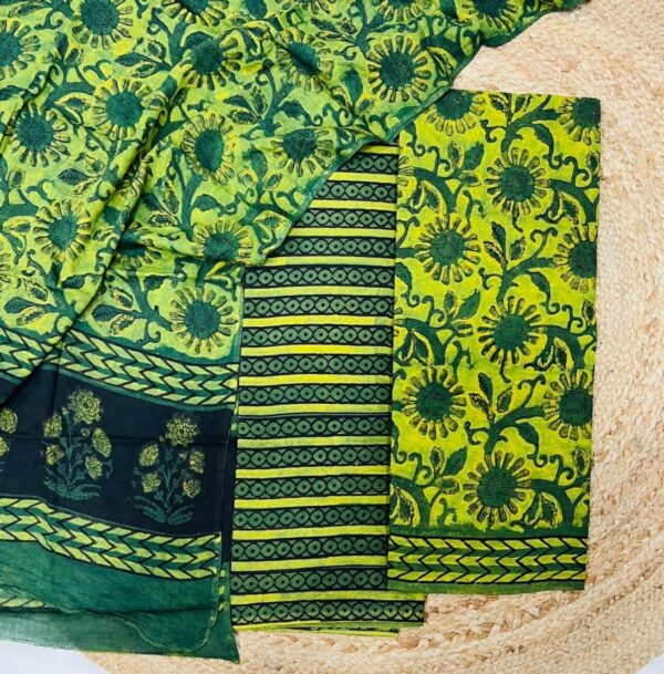 Hand block Vanaspati Print Cotton Suit