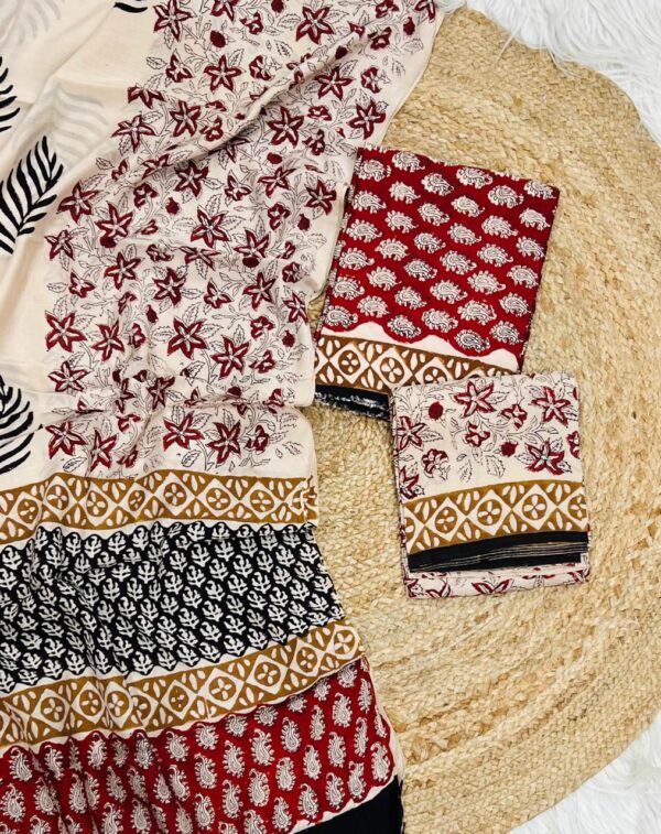 Modal Silk With Dupatta Modal Silk  With Bottom Maslin Cotton