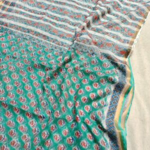 Block Print Kota Dorriya Saree