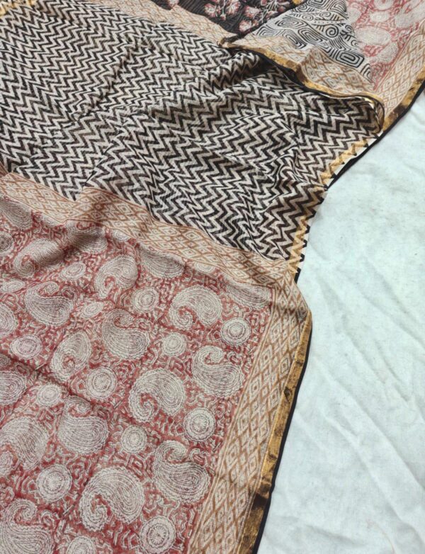 Block Print Kota Dorriya Saree