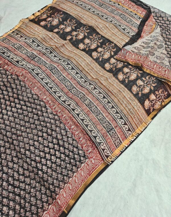 Block Print Kota Dorriya Saree