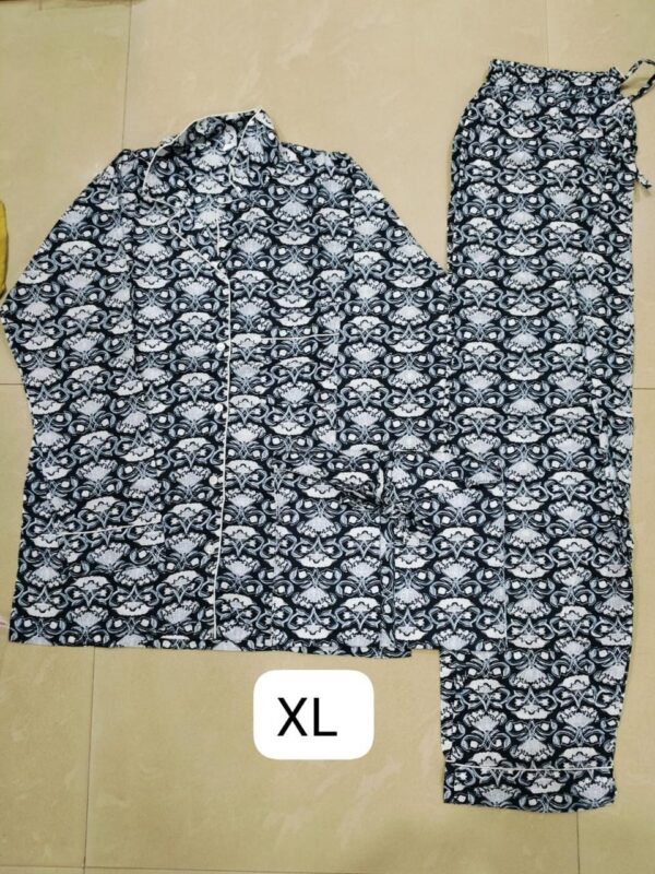 Jaipuri Print Night Suits Long