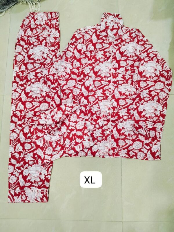 Jaipuri Print Night Suits Long