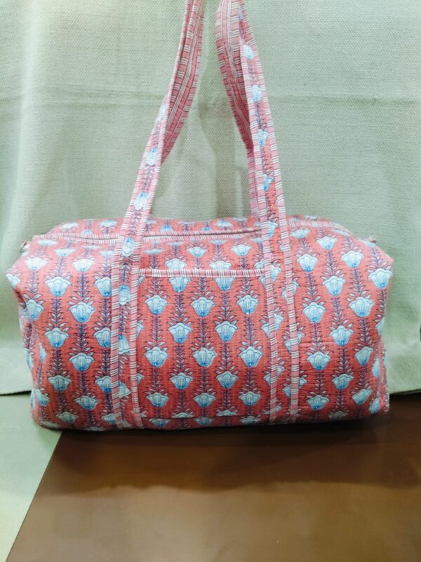 Jaipuri Print Duffel Bag