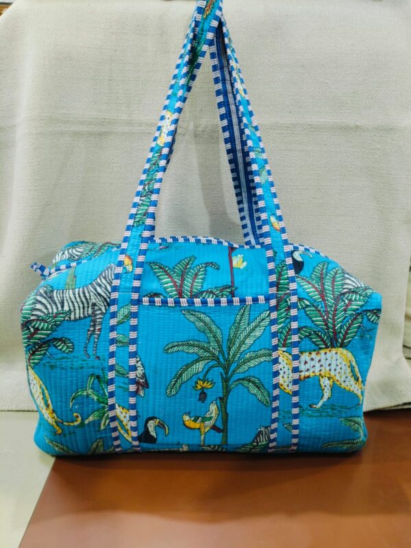 Jaipuri Print Duffel Bag