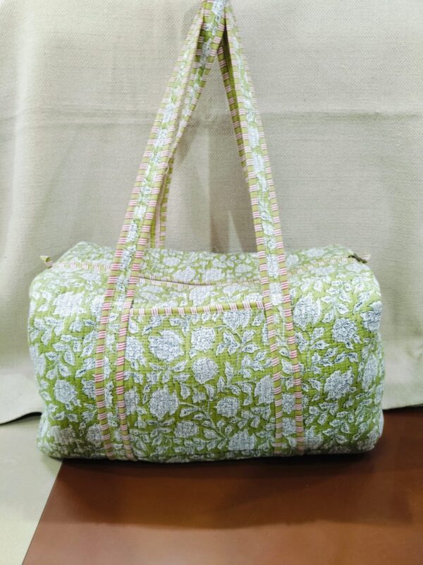 Jaipuri Print Duffel Bag