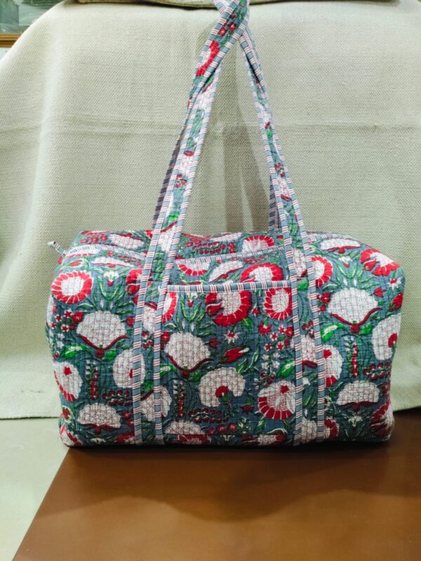 Jaipuri Print Duffel Bag