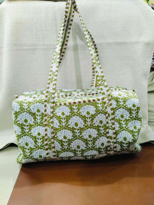 Jaipuri Print Duffel Bag