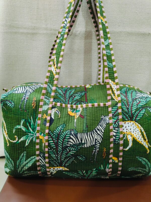 Jaipuri Print Duffel Bag