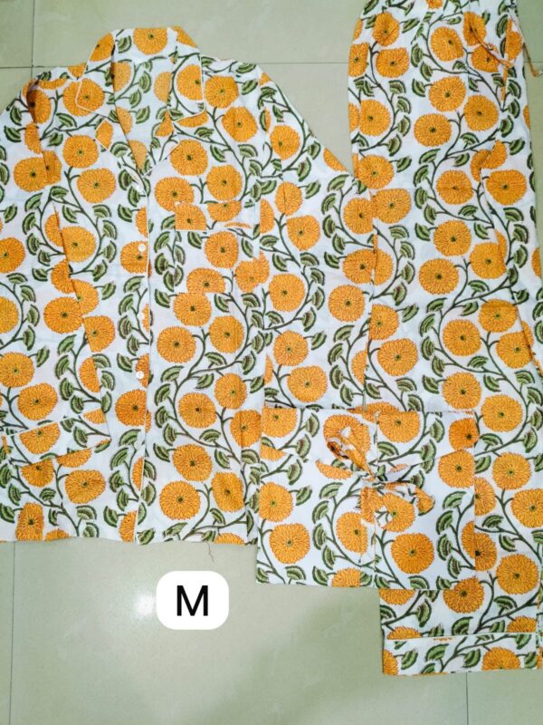 Jaipuri Print Night Suits Long