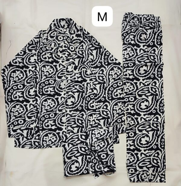 Jaipuri Print Night Suits Long