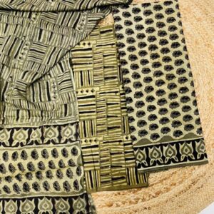 Hand block Vanaspati Print Cotton Suit