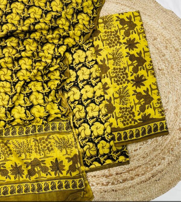 Hand block Vanaspati Print Cotton Suit