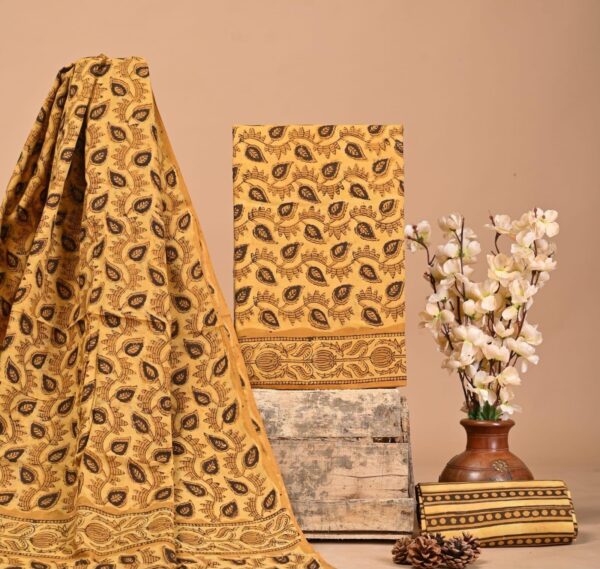 Hand block Vanaspati Print Cotton Suit