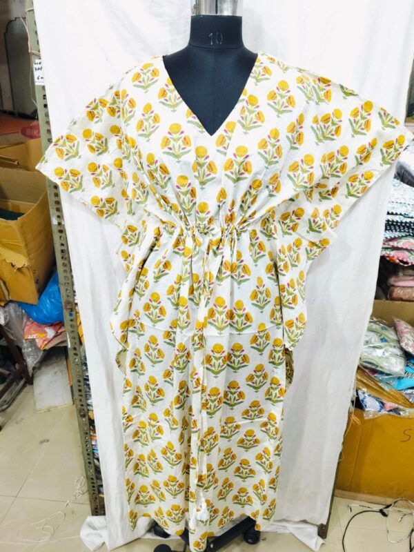 Jaipuri Print Long Kaftan