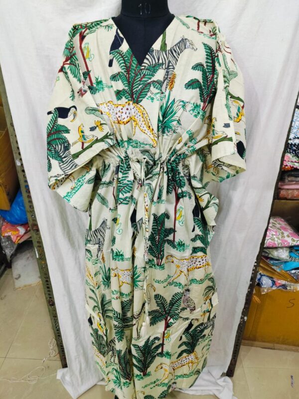 Jaipuri Print Long Kaftan