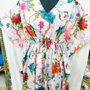 Jaipuri Print Short Kaftan