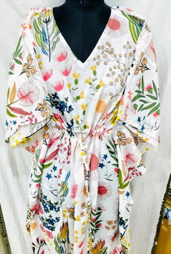 Jaipuri Print Short Kaftan