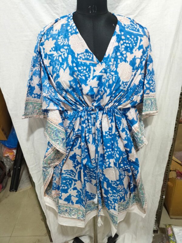 Block Print Short Kaftan