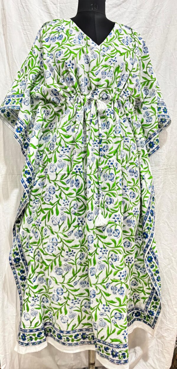 Block Print Long Kaftan