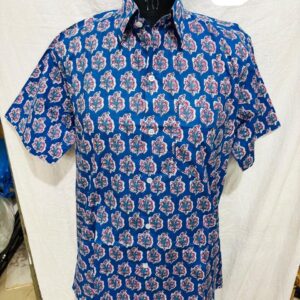 Jaipuri Print Men Shirt - M