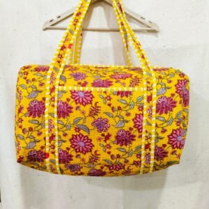 Jaipuri Print Duffel Bag