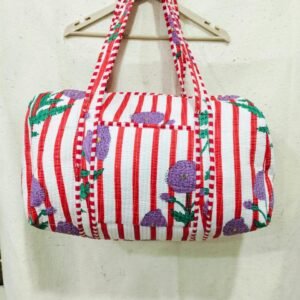 Jaipuri Print Duffel Bag
