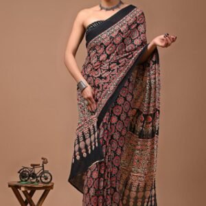 Jaipuri Printed Mul Mul Cotton Saree