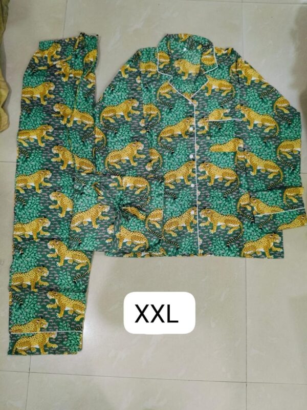 Jaipuri Print Night Suits Long