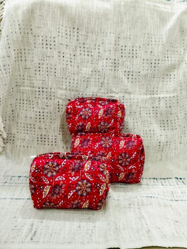 Jaipuri Print Makeup Bag