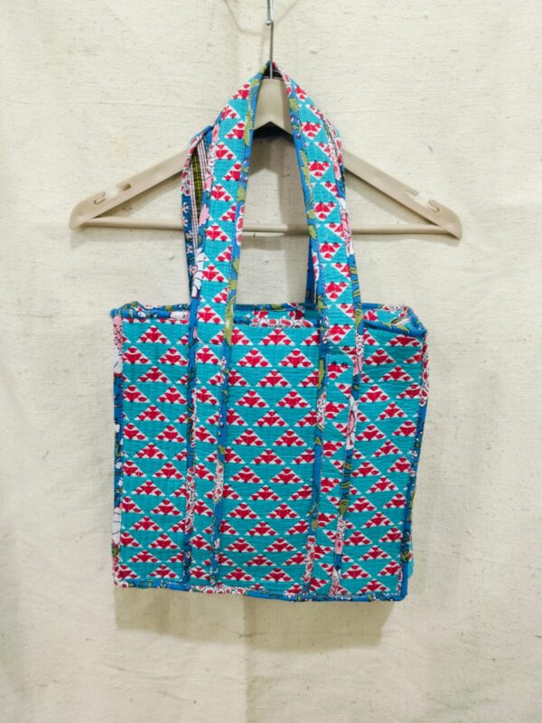 Jaipuri Print Quilted Small Bag & Tiffin Bag