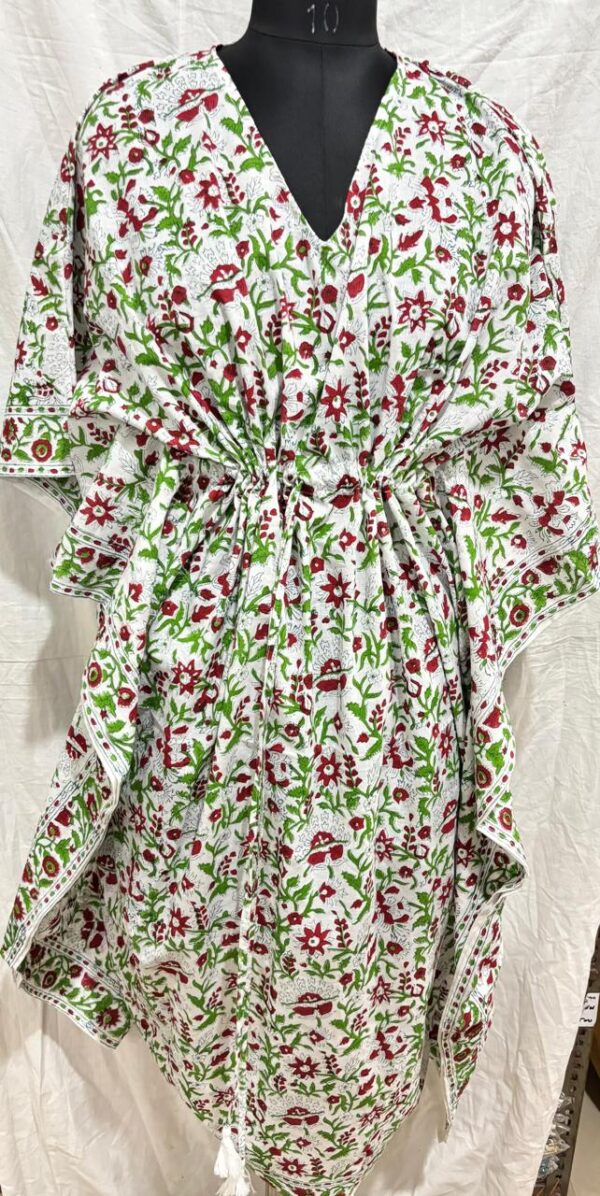 Block Print Long Kaftan