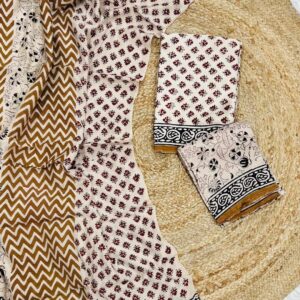 Modal Silk With Dupatta Modal Silk  With Bottom Maslin Cotton