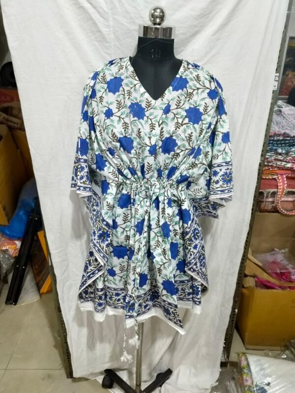 Block Print Short Kaftan