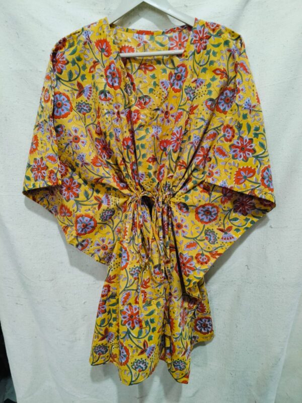 Block Print Short Kaftan