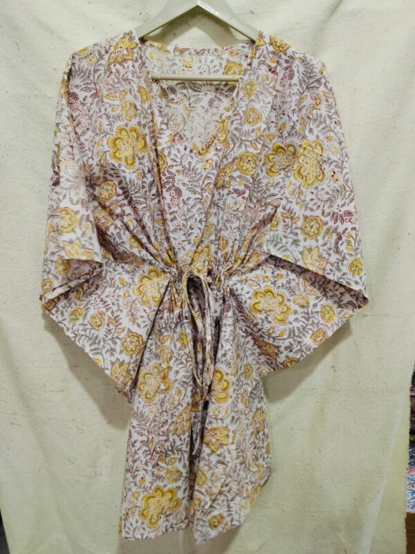 Block Print Short Kaftan