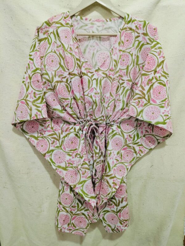 Block Print Short Kaftan
